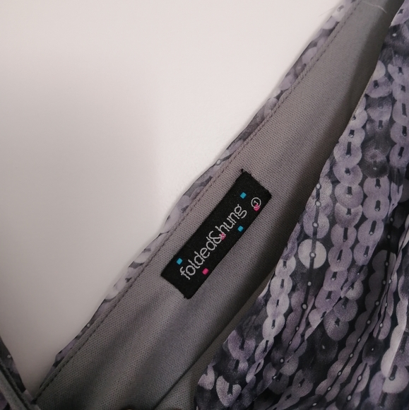 🌚 Folded & Hung chiffon dress - Picture 4 of 5